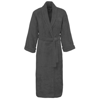 SENSEI MAISON Peignoir de bain mixte 450 gr/m&sup2; sensilk - anthracite - 4 - xl