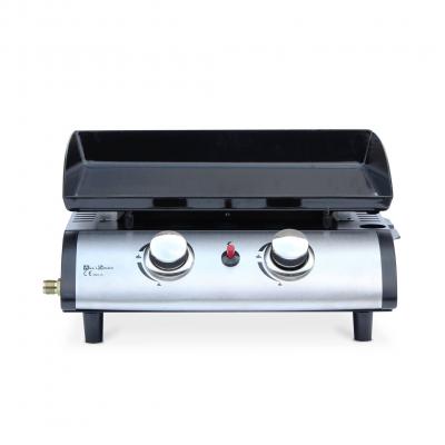 ALICE S GARDEN Plancha gaz PORTHOS 2 br&ucirc;leurs 5 kW