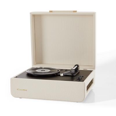 Tourne-disque Crosley Mercury Bluetooth croco cr&egrave;me