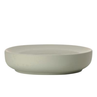 ZONE DENMARK  Ume Soap Dish Dia. 12 x 3 cm Eucalyptus Green