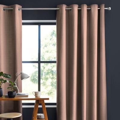 Toile de toscane - Rideau 100% coton taupe 150x250 - Marron
