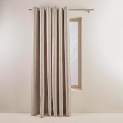Madura Rideau &agrave; oeillets Coconut, Polyester, Beige Clair, 145x220 cm