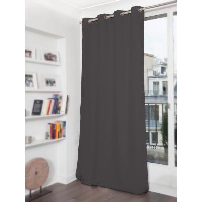 Rideau Occultant SPOKKI – 145 X 300 Cm – Noir – Tissu Oxford – Neuf