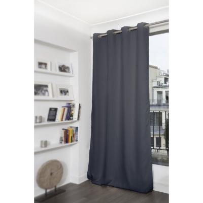 Moondream - Rideau isolant thermique hiver couleur Fum&eacute;e 145X260