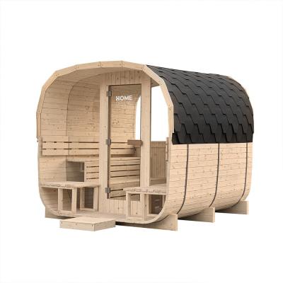 HOME DELUXE Sauna de jardin en bois pour 4-6 personnes