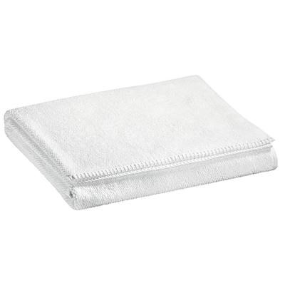 VIVARAISE Serviette de toilette en coton blanc 50 x 100