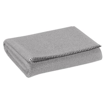 VIVARAISE Serviette de toilette en coton perle 50 x 100