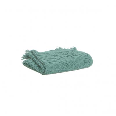 VIVARAISE Serviette Invit&eacute; Uni ZOE 500 g/m2 - Vert de Gris