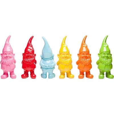D&eacute;co nains multicolores set de 6 Kare design