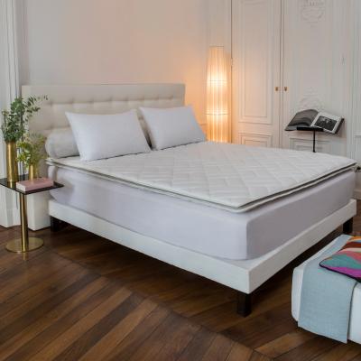 DODO  - Surmatelas Luxe &agrave; m&eacute;moire de forme - 140/190 Blanc