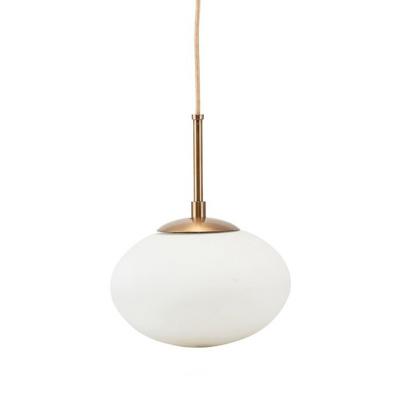 HOUSE DOCTOR  Lampe &agrave; suspension opale blanche &Oslash;22cm