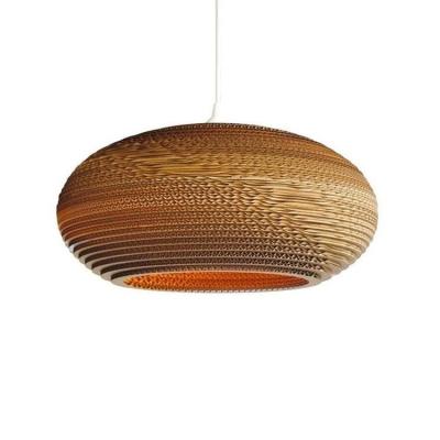 GRAYPANTS  Disc16 brun clair pendentif carton &Oslash;43x19cm