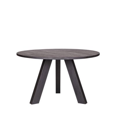 Table Rhonda D129 noir (ch&ecirc;ne massif) - Woood 