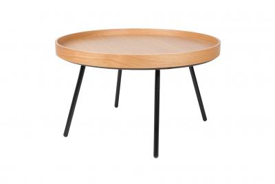 Table basse Oak Tray &agrave; plateau mobile - design  78 x 45 cm