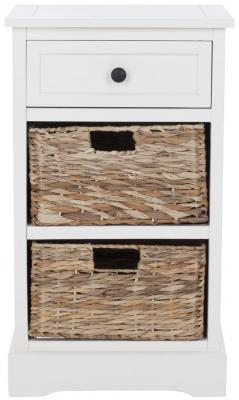 Table d'appoint en bois de pin blanc