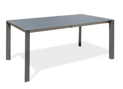 PARIS GARDEN Table Jardin Honfleur 250x100cm Gris Anthracite