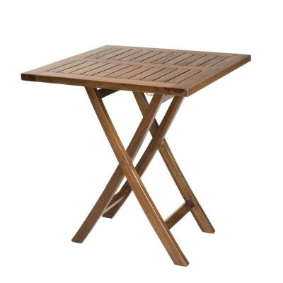 MACABANE Table De Jardin Carr&eacute;e En Teck ""troxi"" 75cm Naturel - Paris Prix Marron