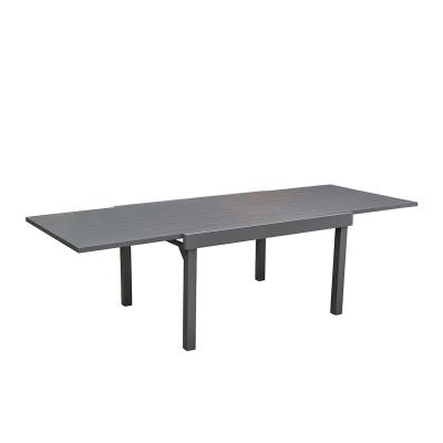 BERAH GETAH Table de jardin extensible en aluminium gris 6/10 places MODULO
