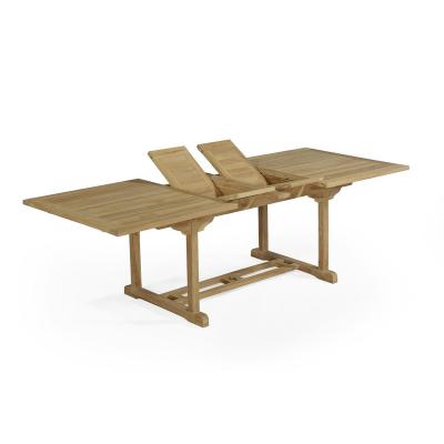 TECK ATTITUDE Table extensible teck milan 240x100 cm