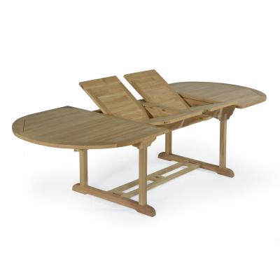 TECK ATTITUDE Table Extensible Ovale Teck Ecograde Florence 194/294 x 110 cm