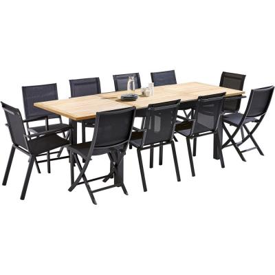 WILSA GARDEN Table et chaises de jardin moderne bali 4 chaises 6 fauteuils