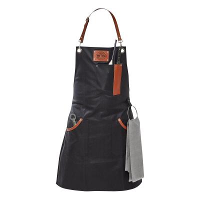  GEFU 89421 Tablier, Noir/Marron, Large Mixte
