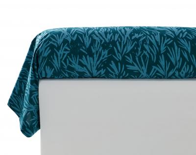 BECQUET Taie de traversin MARINS bleu en coton