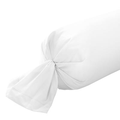 ANNE DE SOLENE Taie de traversin coton colombe 43x210 cm