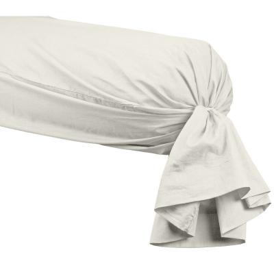 SENSEI MAISON Taie De Traversin En Percale Ecru 45x185 Cm