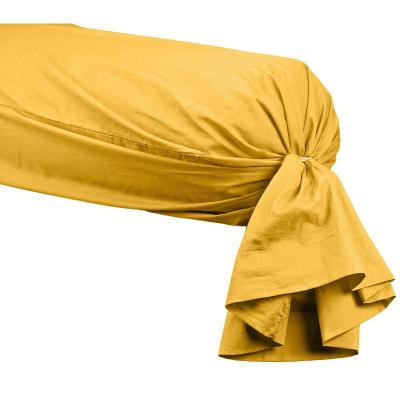 SENSEI MAISON Taie de traversin en percale Safran 45x185 cm