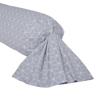 ORIGIN Taie de traversin imprim&eacute;ee en viscose de bambou, QUENTIN