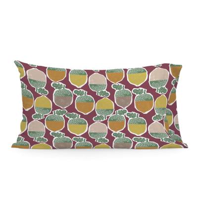 HAPPY FRIDAY Taie D'oreiller Happyfriday Moshi Moshi Harvestwood Multicouleur 50 X 75 Cm 