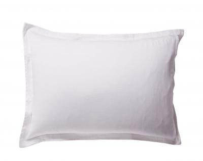 BECQUET Taie volant en coton blanc 50x70cm