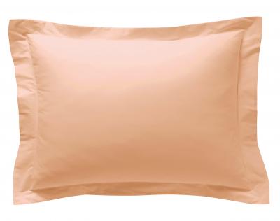 BECQUET Taie d'oreiller 50x70 en percale de coton rose nude