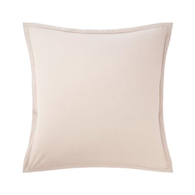 OLIVIER DESFORGES Taie d'oreiller en percale de coton beige 65 x 65 cm