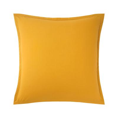 OLIVIER DESFORGES Taie d'oreiller en percale de coton orange 65 x 65 cm