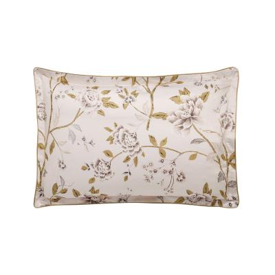 ALEXANDRE TURPAULT Taie d'oreiller imprim&eacute;e en satin de coton bio, &Eacute;g&eacute;rie