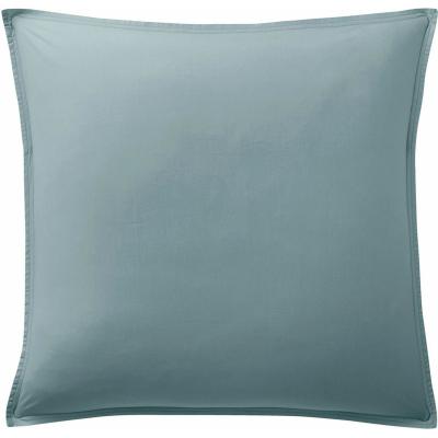 BATON ROUGE Taie d'oreiller percale de coton lagon 65x65 cm