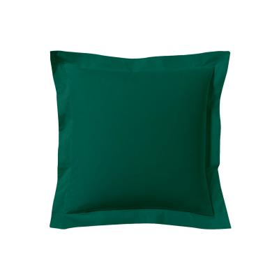 A DEMAIN Taie D'oreiller Unie En Coton, Les Unis - 63 X 63 Cm - Vert Opale