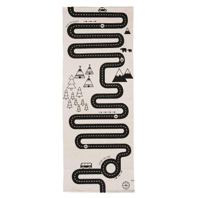 OYOY MINI Tapis blanc en coton 180x70cm
