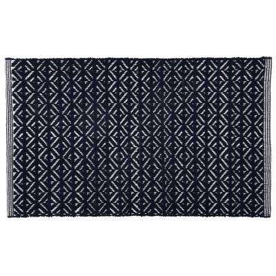 GUY LEVASS FOLK COLORS - Tapis de bain en polycoton fantaisie marine 50x80cm