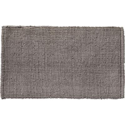 GUY LEVASS BALI - Tapis de bain en polycoton uni taupe 50x80cm