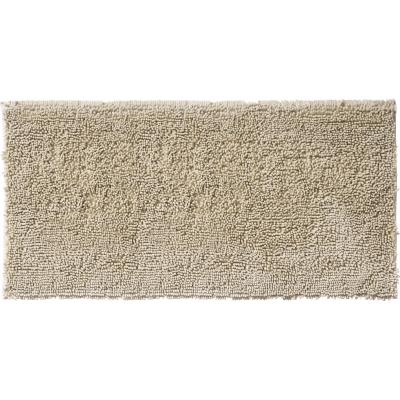 GUY LEVASSEUR Tapis de bain en polyester uni ivoire 60x120cm