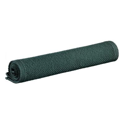 VIVARAISE Tapis de bain uni en coton prusse 54 x 110