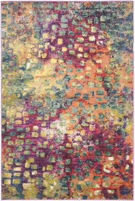 SAFAVIEH Tapis de salon interieur en rose & multi, 201 x 279 cm