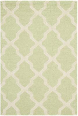 SAFAVIEH Tapis de salon interieur en vert clair & ivoire, 122 x 183 cm