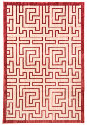 SAFAVIEH Tapis de salon interieur en jaune & rouge, 122 x 183 cm