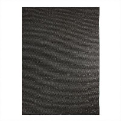 THE DECO FACTORY Tapis scintillant pour int&eacute;rieur-ext&eacute;rieur noir 120x170