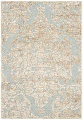 SAFAVIEH Tapis de salon interieur en pierre & aqua, 122 x 170 cm