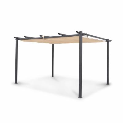 SWEEEK Tente de jardin pergola aluminium 3x4m beige